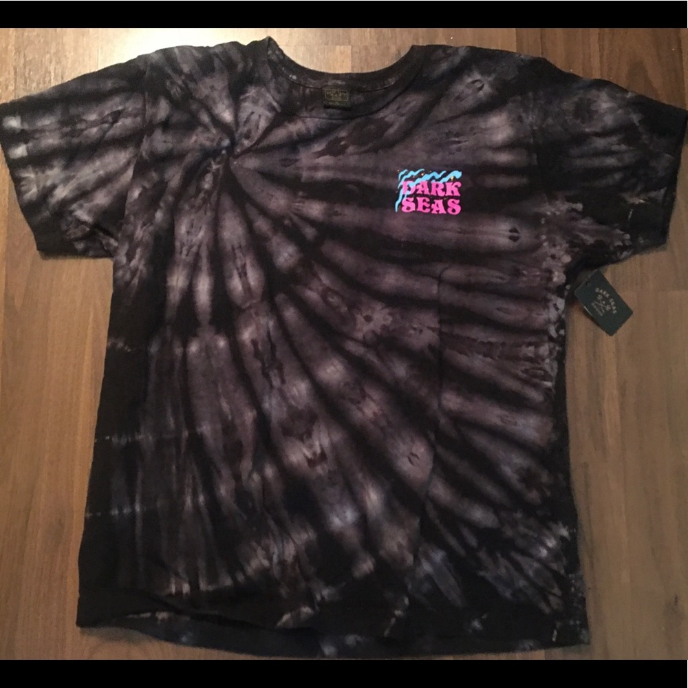 Dark Seas Tie Dye w/ Neon T Shirt - NWT size XL